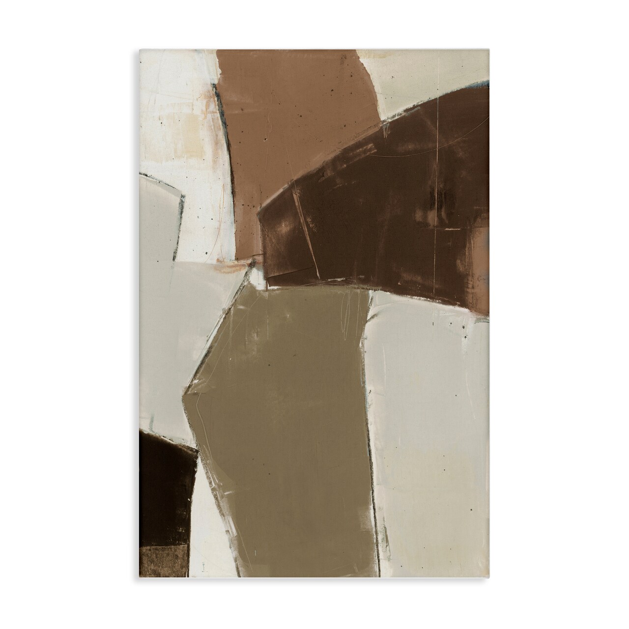 Stupell Industries Contemporary Neutral Earth Tones Canvas Design by Kippi Leonard